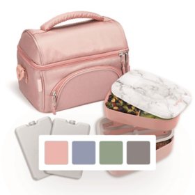 Samba Insulated Pink Marble Lunch Bag - Macy's