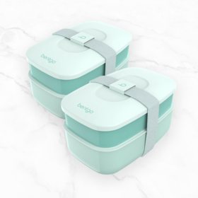 Bentgo Classic All-In-One Bento Lunch Box, 2 Pack 