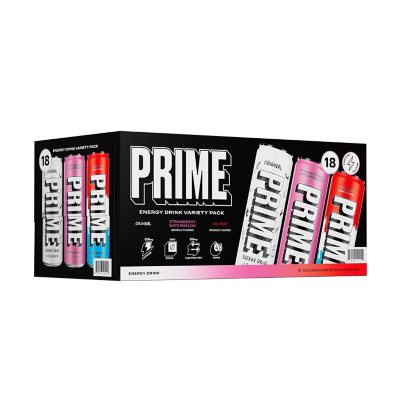 Prime Hydration Energy Drink with 200 mg. of Caffeine and 300 mg. of  Electrolytes - Lemon Lime (12 Drinks / 12 Fl. Oz. Each)