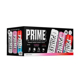 PRIME Energy Drink Variety Pack (12 fl. oz., 18 pk.)