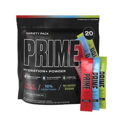 Prime Hydration Sports Drink All 8 Flavors Variety Pack - Energy Drink,  Electrolyte Beverage - Meta Moon, Lemon Lime, Tropical Punch, Blue  Raspberry