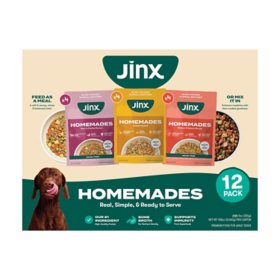 Jinx Homeamdes Variety Pack, Wet Dog Food Pack , 9oz , 12ct		 		 		 		 		 		