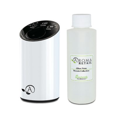 Aroma Retail Scent Machine - Travel & Adventure with Allure Noire fragrance  oil 4oz. - Sam's Club