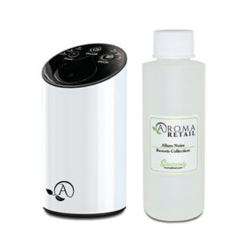 Aroma Retail Scent Machine - Travel & Adventure with Allure Noire fragrance oil 4oz. 