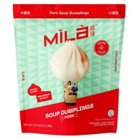 MiLa Pork Soup Dumplings, Frozen, 31 ct.