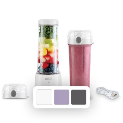 Dash Portable USB Blender With Bonus Jar, White
