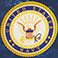 Navy, variant on Titan Casket Military Marble Cremation Urn