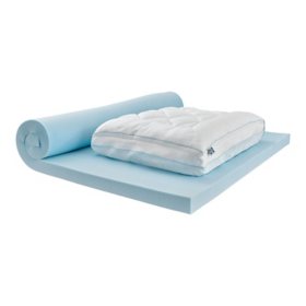 Sealy Dreamlife 3" Gel Memory Foam Mattress Topper and Quilted Cover (Assorted Sizes)