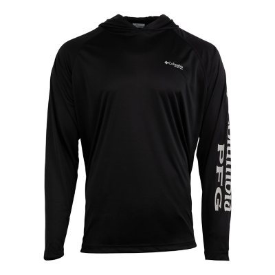 COLUMBIA PFG Terminal Tackle HoodieBlackXXLBlackXXL:- Black, XXL