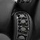 Black Spinel, variant on Mens Curb Link Bracelet in Stainless Steel