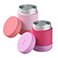 Light Pink / Hot Pink, variant on Bentgo Kids Stainless Steel Food Jar, 2-Pack