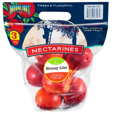 Fresh Yellow Nectarines, 2 lb Bag 