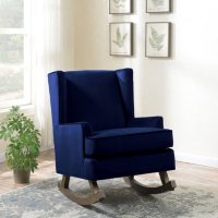 Lily Glider Chair - Ink Blue