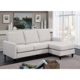 Nori Reversible Chaise Sectional, Assorted Colors