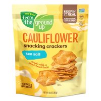 Real Food From The Ground Up Cauliflower Sea Salt Snacking Crackers (11.5 oz.)