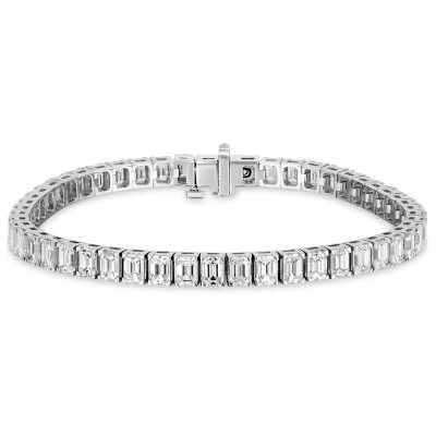 Superior Quality VS Collection 11.50 CT. T.W. Emerald Cut Diamond Bracelet (I, VS2)