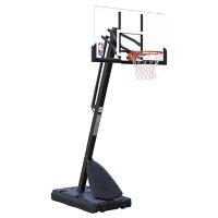 Official NBA 54” Portable Basketball Hoop with Polycarbonate Glass Backboard