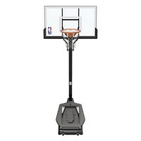 NBA 54" Portable Adjustable Basketball Hoop with Removable Rebounder
