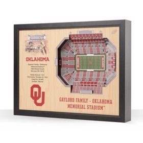 YouTheFan NCAA 25-Layer StadiumViews 3D Wall Art