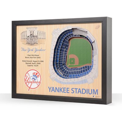 YouTheFan MLB 25-Layer Stadium View 3D Wall ArtNew York Yankees:- New York Yankees