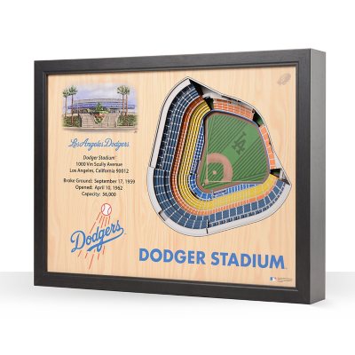YouTheFan MLB 25-Layer Stadium View 3D Wall ArtLos Angeles Dodgers:- Los Angeles Dodgers
