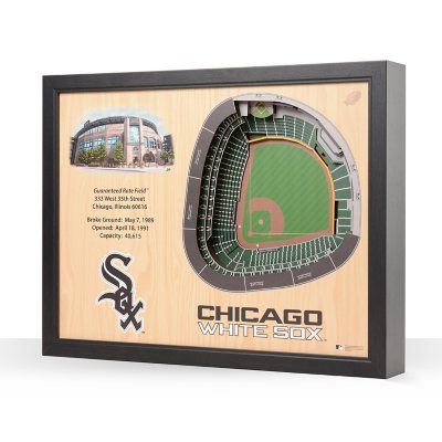 YouTheFan MLB 25-Layer Stadium View 3D Wall ArtChicago White Sox:- Chicago White Sox
