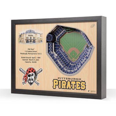 YouTheFan MLB 25-Layer Stadium View 3D Wall ArtPittsburgh Pirates:- Pittsburgh Pirates