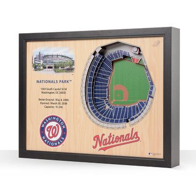 YouTheFan MLB 25-Layer Stadium View 3D Wall ArtWashington Nationals:- Washington Nationals