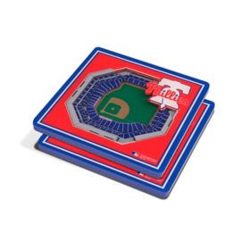 YouTheFan MLB 3D Stadium View Coasters, Assorted Teams