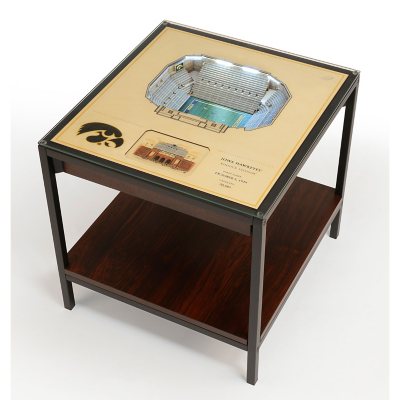 NCAA 25-Layer StadiumViews Lighted End Table - Iowa Hawkeyes:- Iowa Hawkeyes