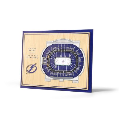 NHL 5-Layer StadiumView 3D Wall Art - Tampa Bay Lightning:- Tampa Bay Lightning