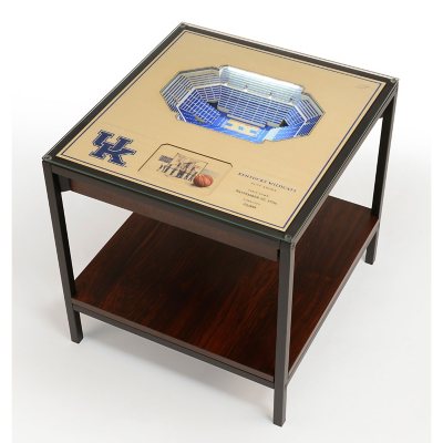 NCAA 25-Layer StadiumViews Lighted End Table - Kentucky Wildcats:- Kentucky Wildcats