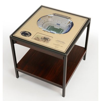 NCAA 25-Layer StadiumViews Lighted End Table - Penn State Nittany Lions:- Penn State Nittany Lions