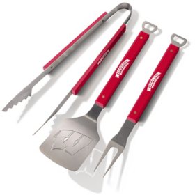 YouTheFan Wisconsin Badgers 3pc. Grill Set
