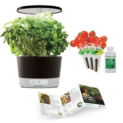 AeroGarden Harvest 360 Hydroponic Garden Bundle with Extra Seed Pod Kit and Recipe Book