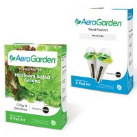 AeroGarden Salad Greens and Kale Seed Pod Kit, 12-Pod Dual Kit