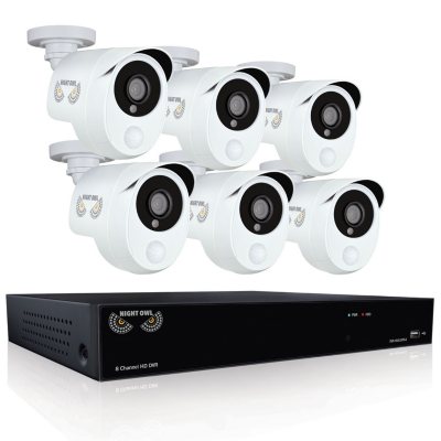 Night Owl 8-Channel 1080p DVR Surveillance System with 1TB Hard Drive, 6- Camera 1080p Indoor/Outdoor Cameras - Sam's Club