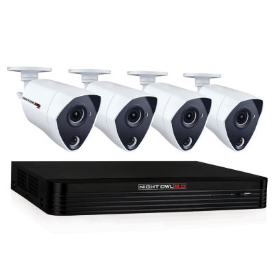 Night Owl 8-Channel 4K DVR Surveillance System with 2TB Hard Drive,  4-Camera 4K Indoor/Outdoor Cameras - Sam's Club