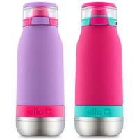 Ello Emma 14 oz. Stainless Steel Water Bottle, 2 Pack (Assorted Colors)