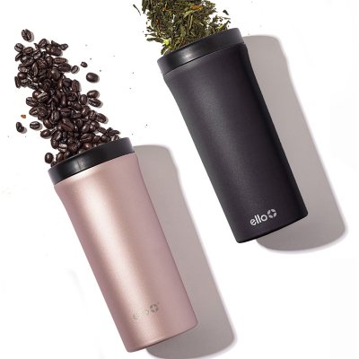 Ello Arabica Stainless Steel Travel Mug 14 Oz Black - Office Depot