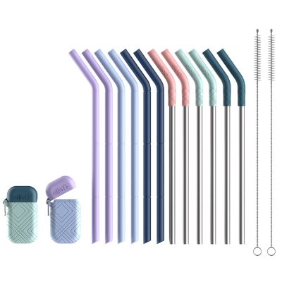 Reusable Glass Straws (4-Piece Set)