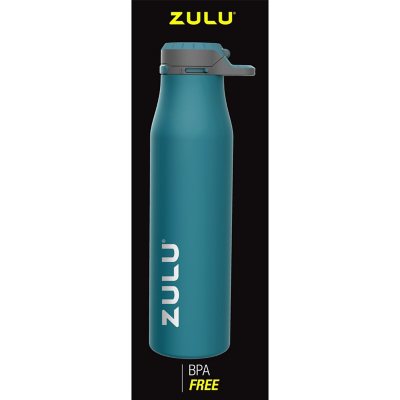 Alpha Zulu Baby Best Mom Ever Tropical Blue Water Bottle Stainless Steel & Vacuum Insulated Water Bottle Thermos for Hot & Cold Water 17 oz Reusable Metal Bottle 