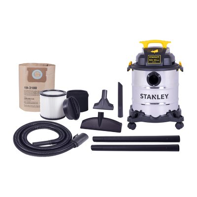 Stanley Stainless Steel Wet/Dry Vacuum 4.0 Peak HP