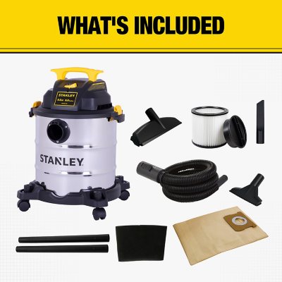 Stanley Wet/Dry Vac 10 Gallon 6 Hp At Angel Santucci Blog