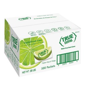 True Lime Crystallized Lime Packets, 500 ct.