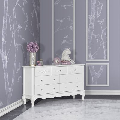 Aurora 7 drawer double dresser on sale