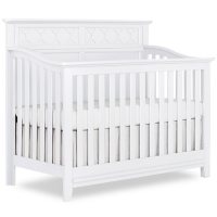 Sweetpea Baby Fairview 4-in1 Convertible Crib, White