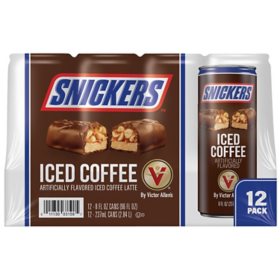 Snickers Iced Coffee Latte 8 fl. oz., 12 pk.