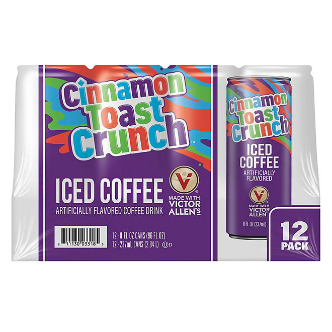 Victor Allen's Coffee Cinnamon Toast Crunch Iced Coffee 8 fl. oz., 12 pk.