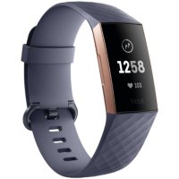 FitBit Charge 3 Rose Gold with Navy Bands and Bonus Black Band